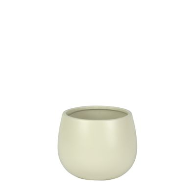 Hortus London Ceramic Pot - Matt Cream - Dia14 x H11cm