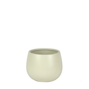 Hortus London Ceramic Pot - Matt Cream - Dia14 x H11cm
