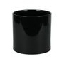 Hortus Sofia Ceramic Pot - Glossy Black - Dia18 x H17cm