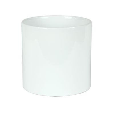 Hortus Sofia Ceramic Pot - Glossy White - Dia18 x H17cm