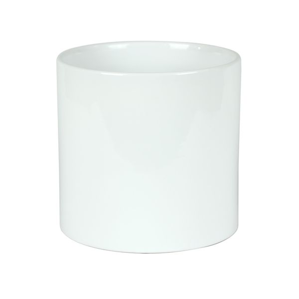 Hortus Sofia Ceramic Pot - Glossy White - Dia18 x H17cm