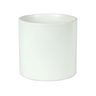 Hortus Sofia Ceramic Pot - Matt White - Dia18 x H17cm