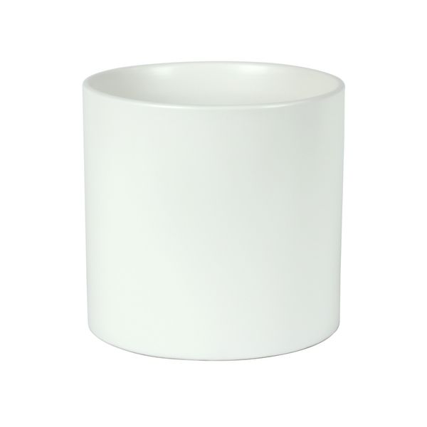 Hortus Sofia Ceramic Pot - Matt White - Dia18 x H17cm