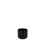Hortus Havana Ceramic Pot - Matt Black - Dia8 x H7cm