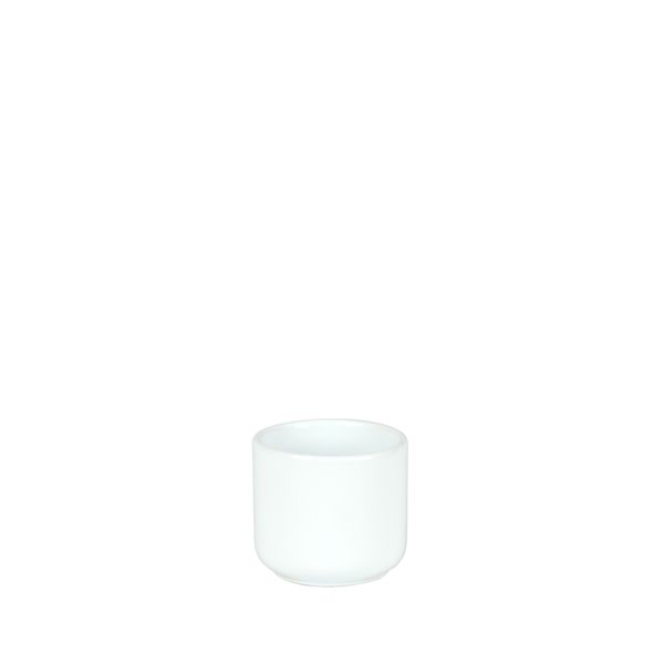 Hortus Havana Ceramic Pot - Glossy White - Dia8 x H7cm
