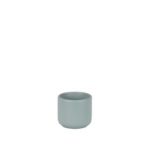 Hortus Havana Ceramic Pot - Matt Grey - Dia8 x H7cm
