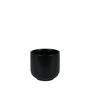 Hortus Havana Ceramic Pot - Matt Black - Dia12 x H11cm
