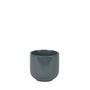 Hortus Havana Ceramic Pot - Glossy Grey - Dia12 x H11cm