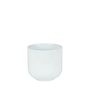 Hortus Havana Ceramic Pot - Glossy White - Dia14 x H13cm