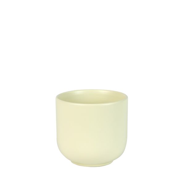 Hortus Havana Ceramic Pot - Matt Cream - Dia14 x H13cm
