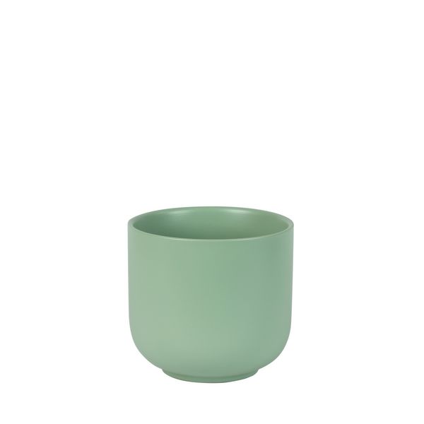 Hortus Havana Ceramic Pot - Matt Sage - Dia14 x H13cm