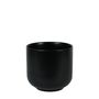 Hortus Havana Ceramic Pot - Matt Black - Dia16 x H15cm