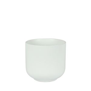 Hortus Havana Ceramic Pot - Matt White - Dia16 x H15cm