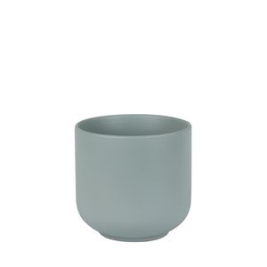 Hortus Havana Ceramic Pot - Matt Grey - Dia16 x H15cm