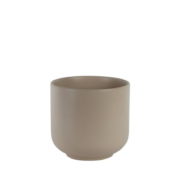 Hortus Havana Ceramic Pot - Matt Pink - Dia16 x H15cm