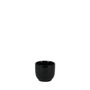 Hortus Cairo Ceramic Pot - Glossy Black - Dia8 x H7cm