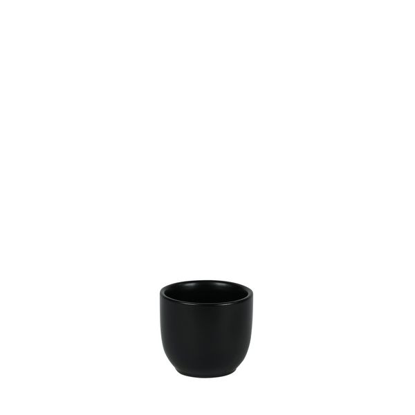 Hortus Cairo Ceramic Pot - Matt Black - Dia8 x H7cm