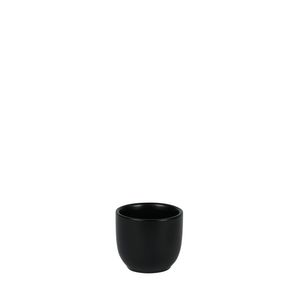 Hortus Cairo Ceramic Pot - Matt Black - Dia8 x H7cm