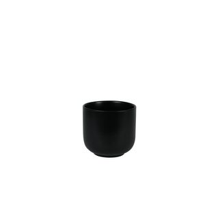 Hortus Havana Ceramic Pot - Matt Black - Dia14 x H13cm
