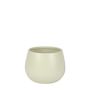 Hortus London Ceramic Pot - Matt Cream - Dia15 x H11cm