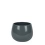 Hortus London Ceramic Pot - Glossy Grey - Dia16.5 x H31cm