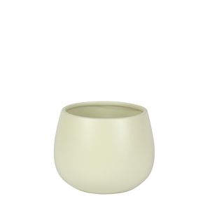 Hortus London Ceramic Pot - Matt Cream - Dia16.5 x H13cm