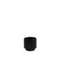 Hortus Tokyo Ceramic Pot - Matt Black - Dia12.5 x H11.5cm