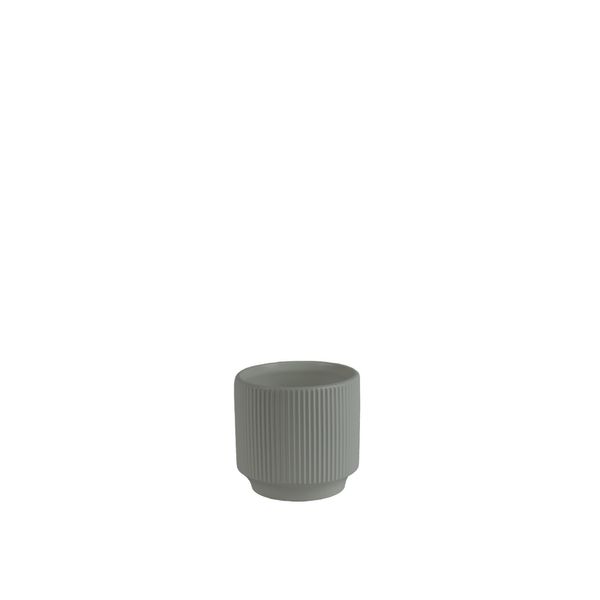 Hortus Tokyo Ceramic Pot - Matt White - Dia13 x H12cm