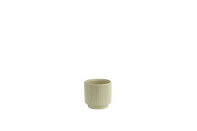 Hortus Tokyo Ceramic Pot - Matt Cream - Dia12.5 x H11.5cm