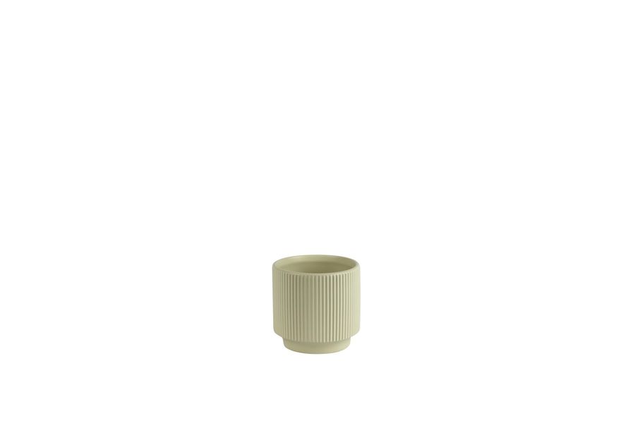 Hortus Tokyo Ceramic Pot - Matt Cream - Dia12.5 x H11.5cm