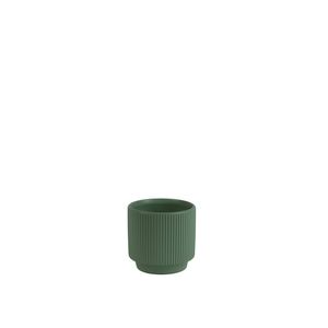Hortus Tokyo Ceramic Pot - Matt Sage - Dia12.5  x H11.5cm