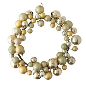 Bauble Wreath - Gold - 40cm