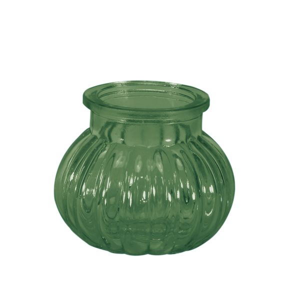 Veneto Bubble Jar  - 7.5cm - Green