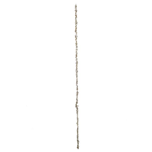 Sparkle Box Leaf Garland - Champagne - 180cm