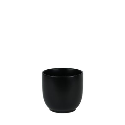 Hortus Cairo Ceramic Pot - Matt Black - Dia12 x H10cm