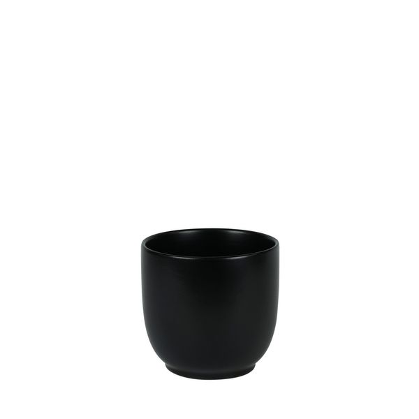 Hortus Cairo Ceramic Pot - Matt Black - Dia12 x H10cm