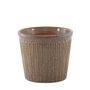 Hortus Hamilton Linea Pot - Brown - Dia19.5 x H17.5
