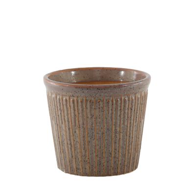 Hortus Hamilton Linea Pot - Brown - Dia15 x H12