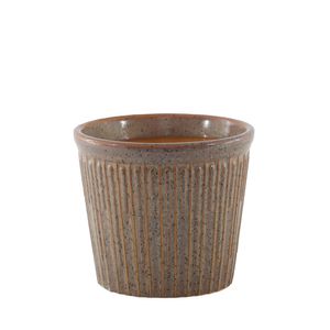 Hortus Hamilton Linea Pot - Brown - Dia15 x H12