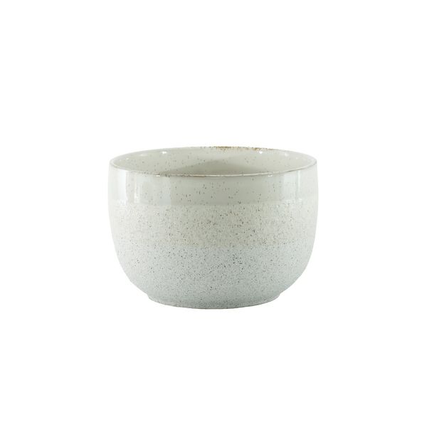 Hortus Bordeaux Stoneware Pot  - White - Dia 21 x H14cm