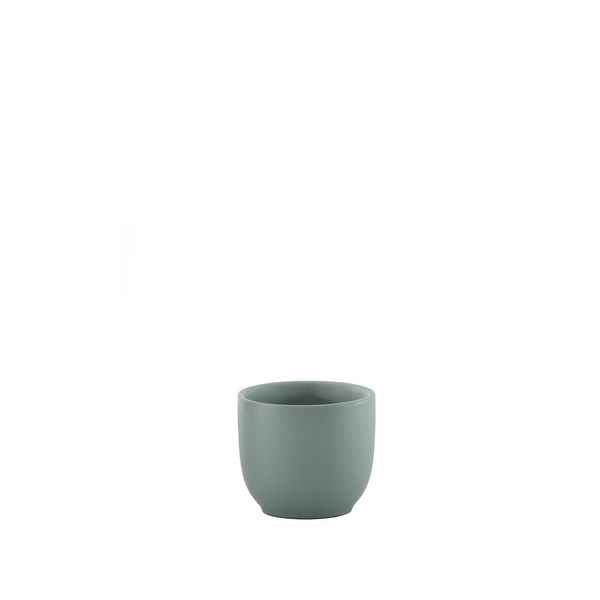 Hortus Cairo Ceramic Pot - Matt Grey - Dia8 x H7cm