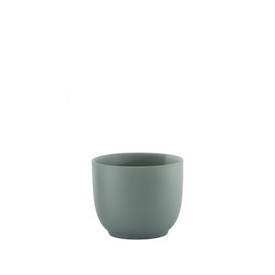 Hortus Cairo Ceramic Pot - Matt Grey - Dia12 x H10cm