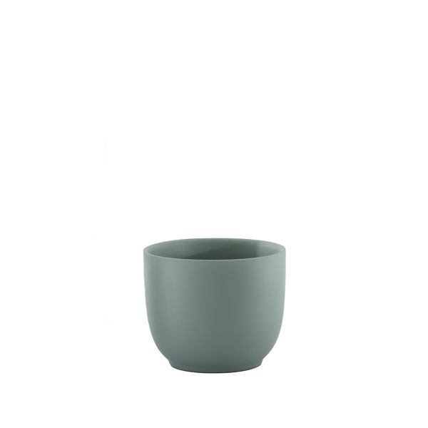 Hortus Cairo Ceramic Pot - Matt Grey - Dia12 x H10cm