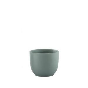 Hortus Cairo Ceramic Pot - Matt Grey - Dia12 x H10cm