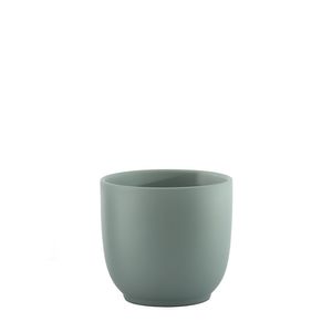 Hortus Cairo Ceramic Pot - Matt Grey - Dia14 x H13cm