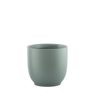 Hortus Cairo Ceramic Pot - Matt Grey - Dia16 x H15cm