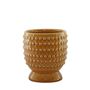 Hortus Hobart Footed Pot -Yellow - Dia16.5 x H20.5cm