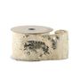 Gold Metallic & Velvet Ribbon - Wired Edge - 63mm x 10yds