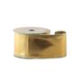 Metallic Gold Ribbon - Wired Edge - 63mm  x 10yds