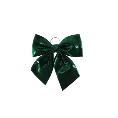 Green Satin Bow - Dia 34cm